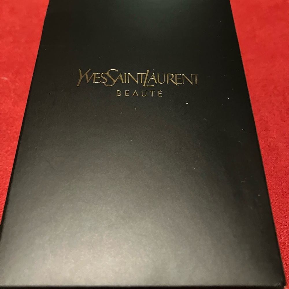 New YSL Beaute Black Mini Hard Clutch